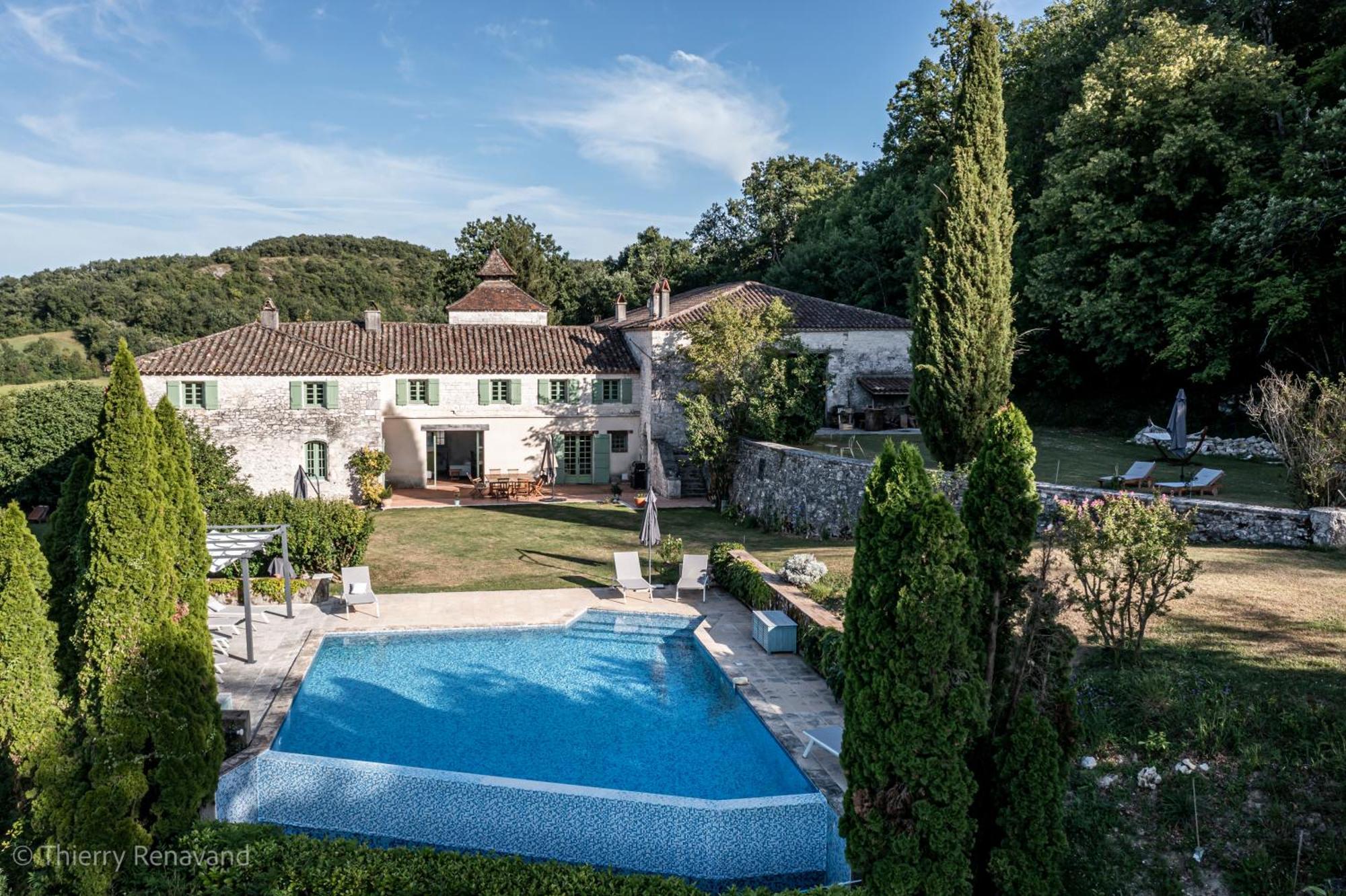 Manoir Le Moulinal47 - Vue Panoramique Hotel Courbiac Exterior photo